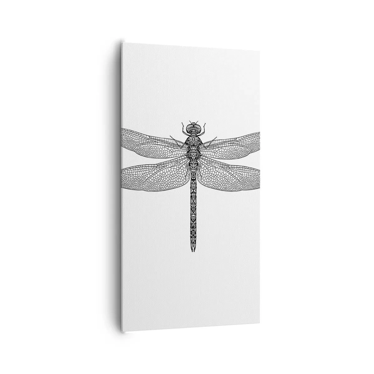 Lærredstryk - Billede på lærred - Præcision i naturen - 65x120 cm