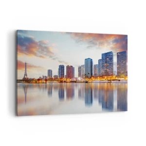 Lærredstryk - Billede på lærred - Den monumentale ro i Paris - 120x80 cm