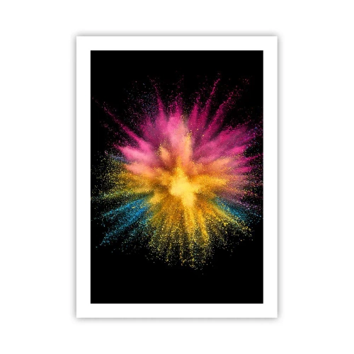 Plakat - Farvernes fødsel - 50x70 cm