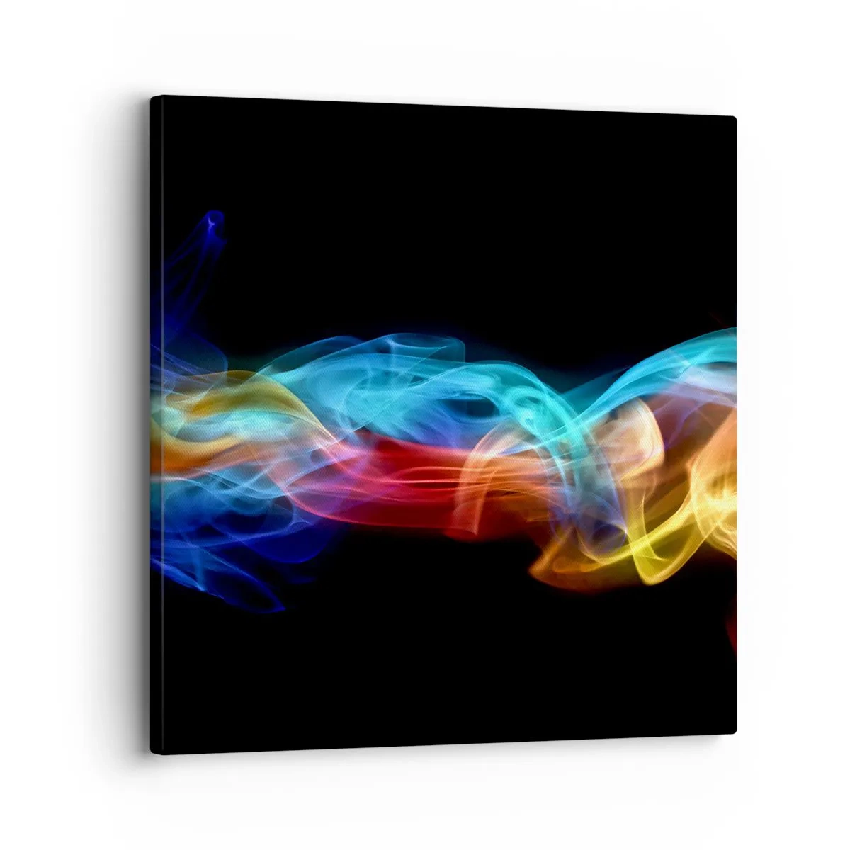 Lærredstryk - Billede på lærred - Regnbuedans i tågerne - 30x30 cm