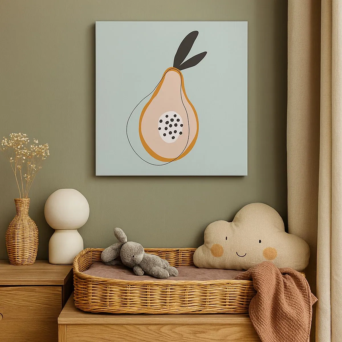 Lærredstryk - Billede på lærred - Trænge ind i tingenes natur - 30x30 cm