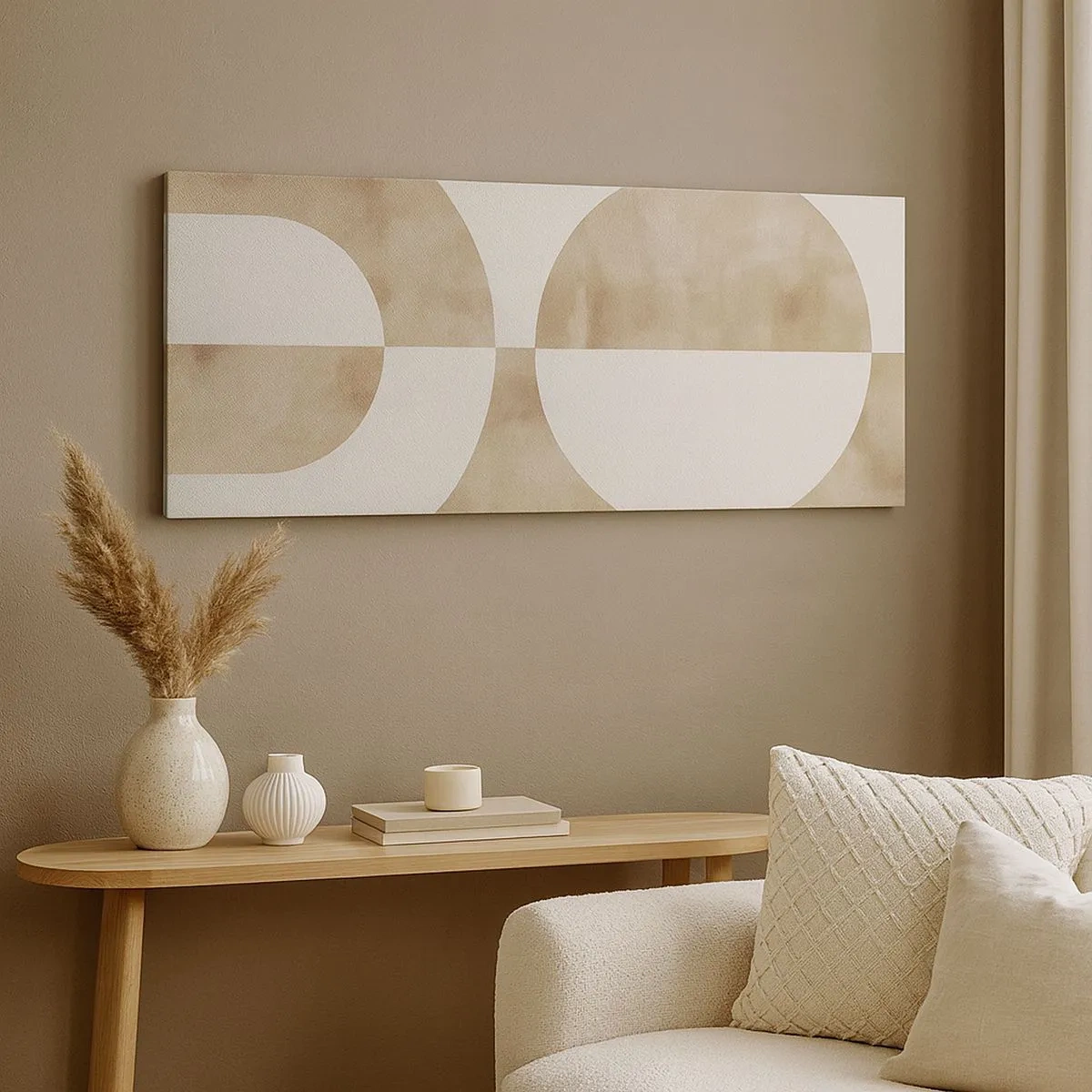 Lærredstryk - Billede på lærred - Ligheder og forskelle - 100x40 cm