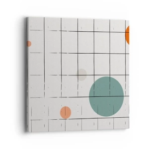 Lærredstryk - Billede på lærred - Fanget i en fælde. Os eller dem? - 40x40 cm