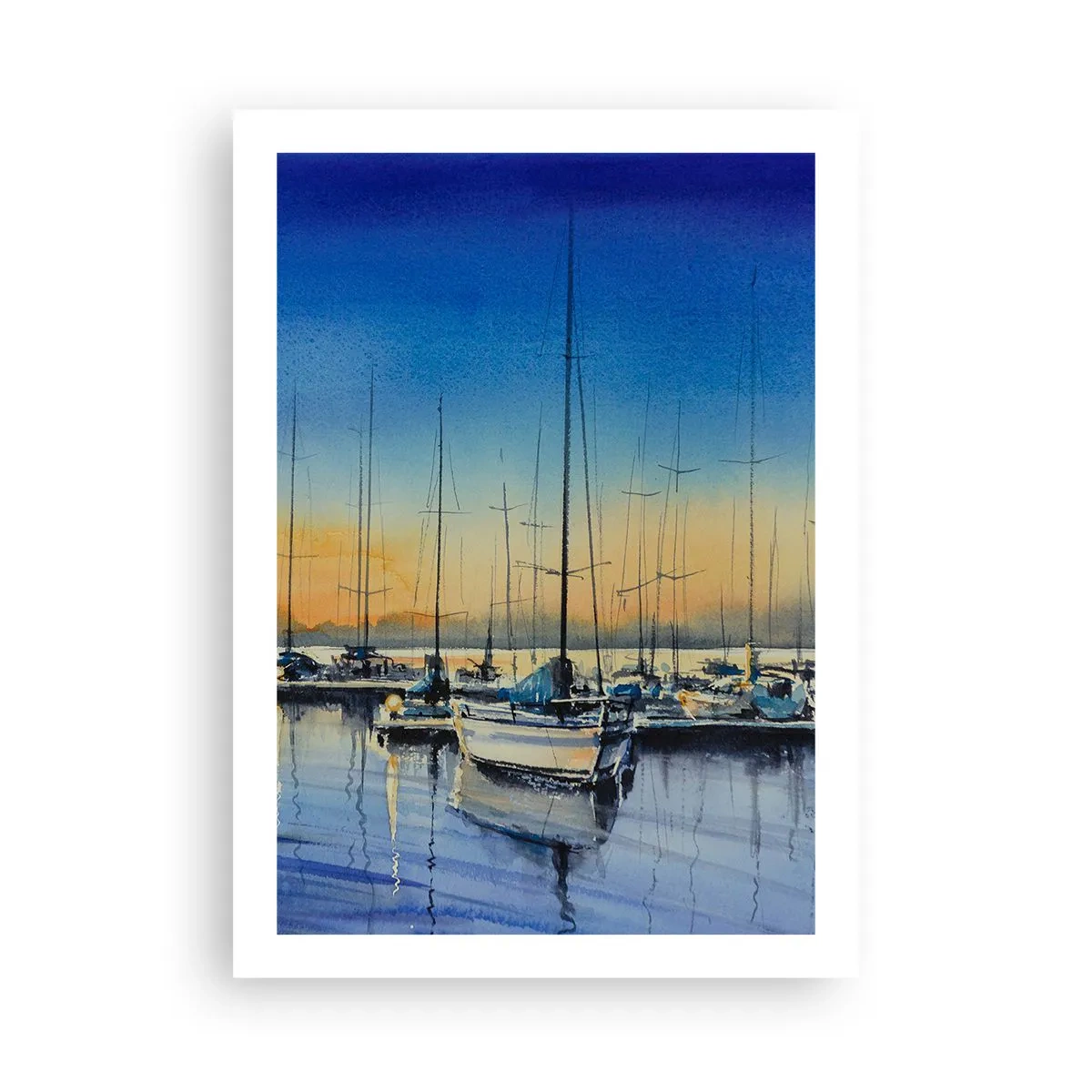 Plakat - Slutningen på en god dag - 50x70 cm