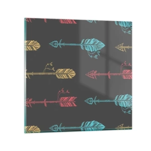 Billede på glas - For at - 40x40 cm