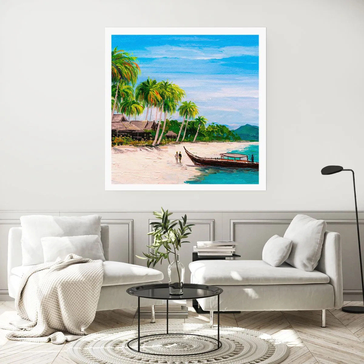 Plakat - En eksotisk drøm - 50x50 cm