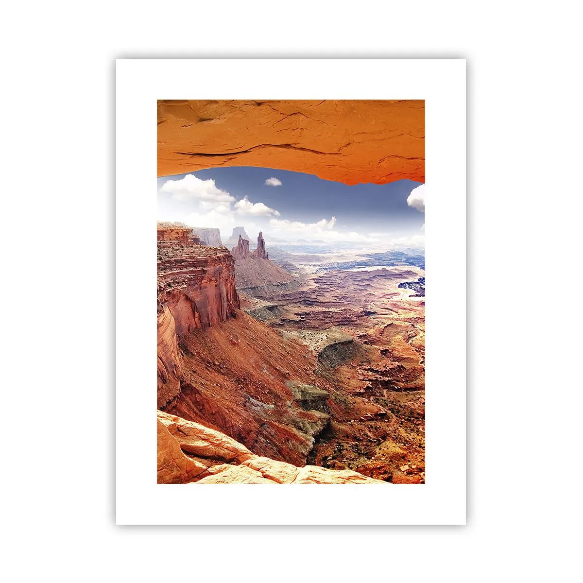 Plakat - Udskåret af naturen selv - 30x40 cm