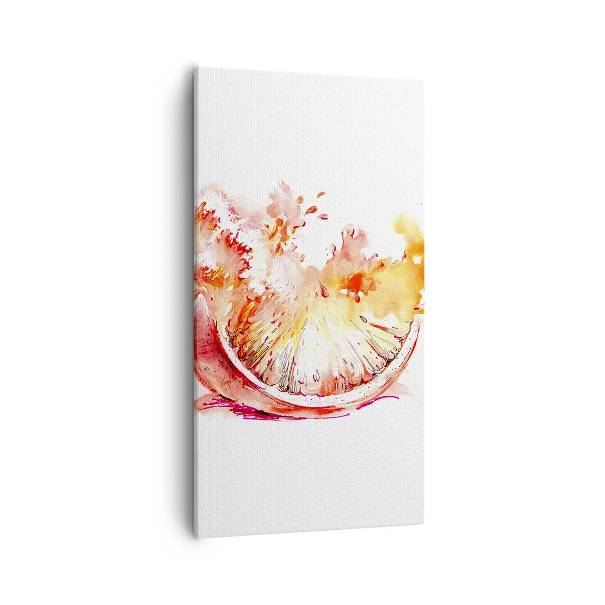 Lærredstryk - Billede på lærred - Saftig forfriskning - 55x100 cm