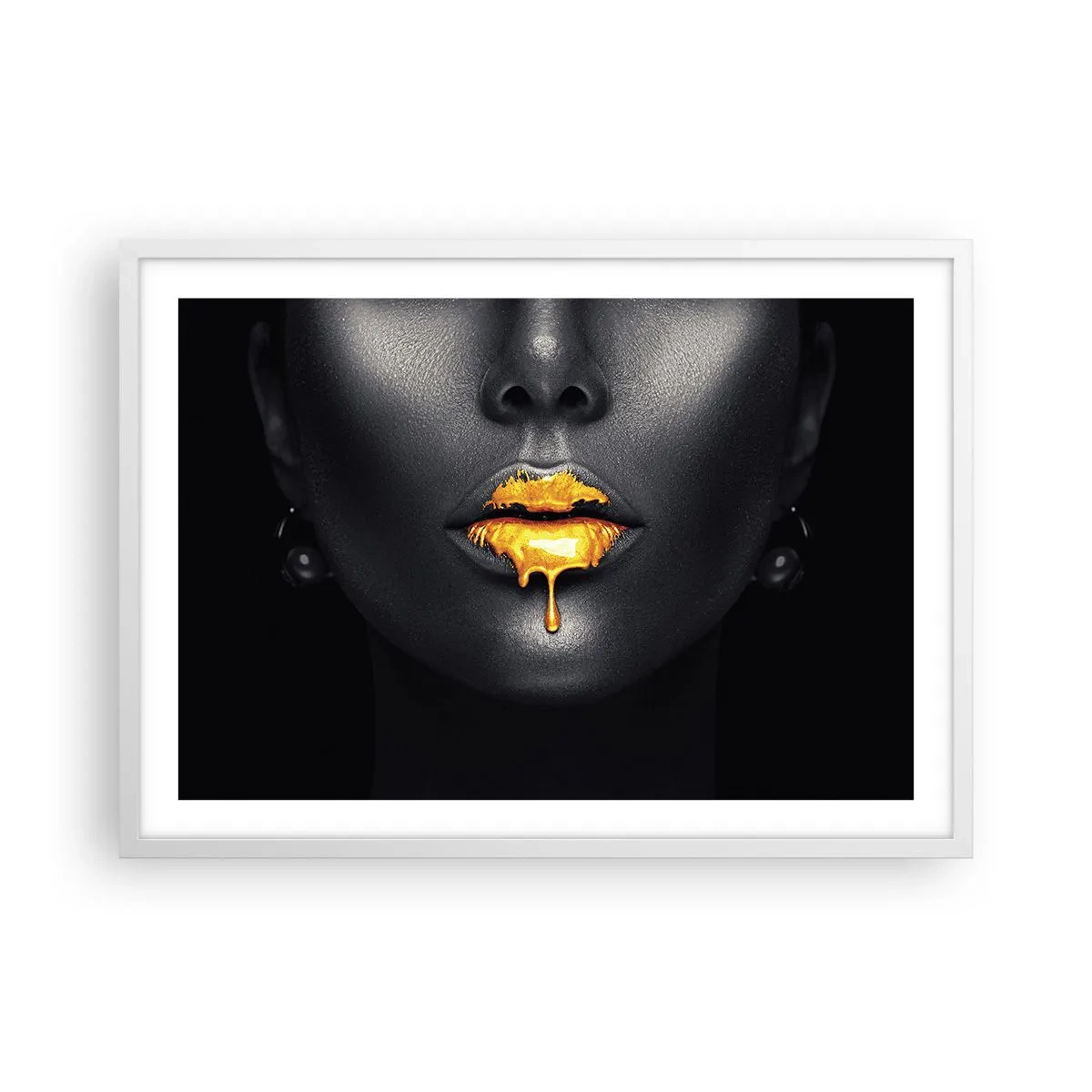 Plakat i hvid ramme - Gyldenmund - 70x50 cm