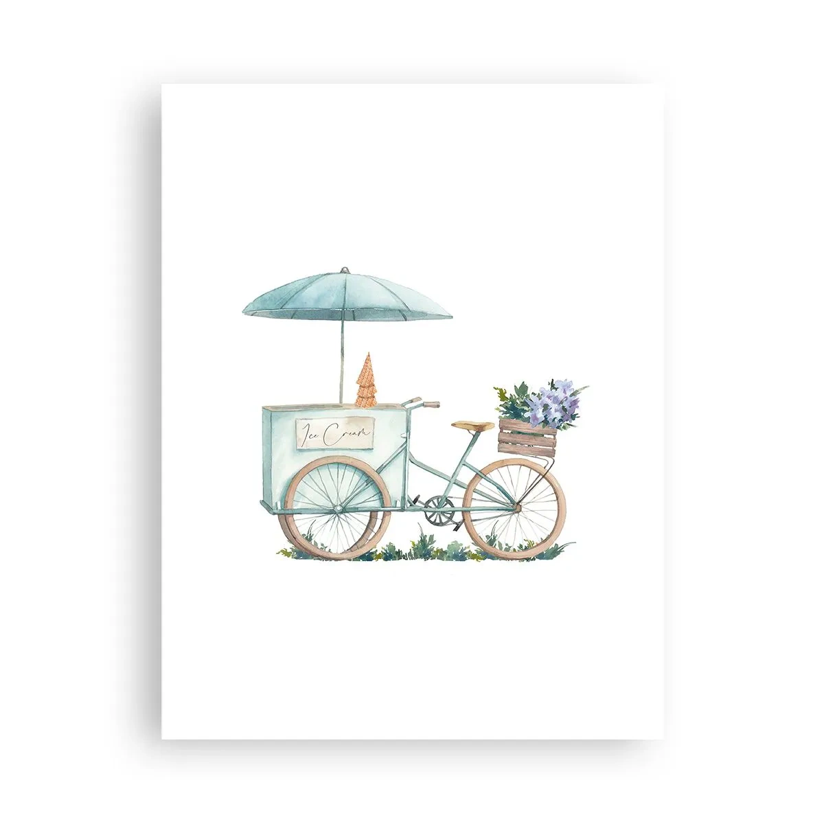 Plakat - Sødt minde om sommeren - 30x40 cm