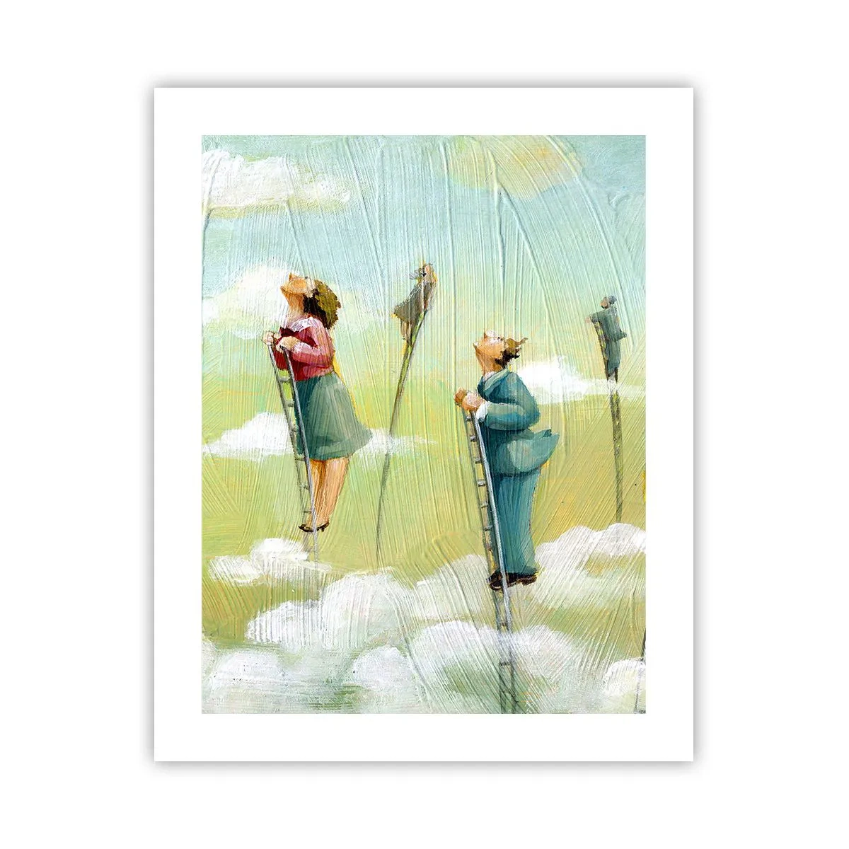 Plakat - Bag din drøm - 40x50 cm