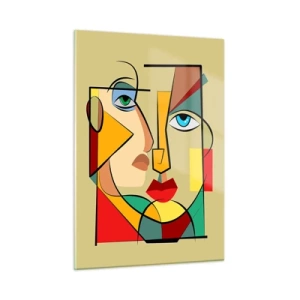 Billede på glas - Et matchende par - 50x70 cm