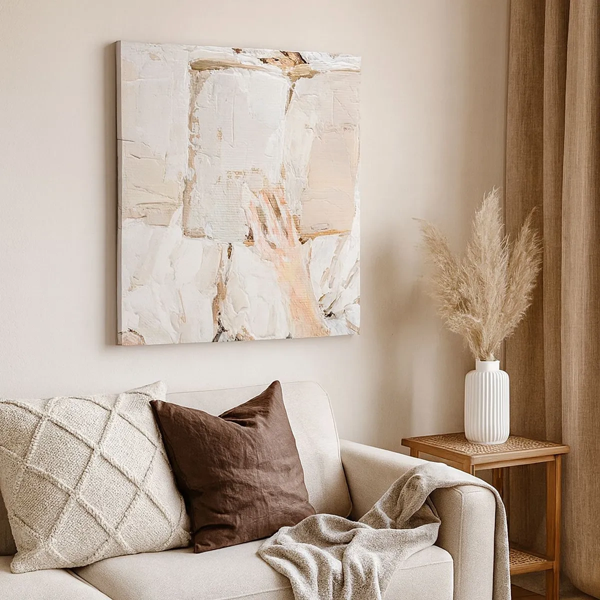 Lærredstryk - Billede på lærred - I en anden verden - 30x30 cm