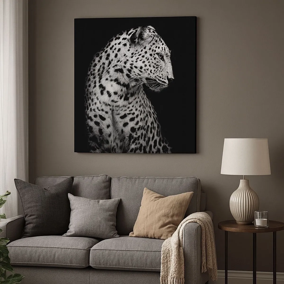 Lærredstryk - Billede på lærred - Den rigtige profil er perfekt! - 30x30 cm