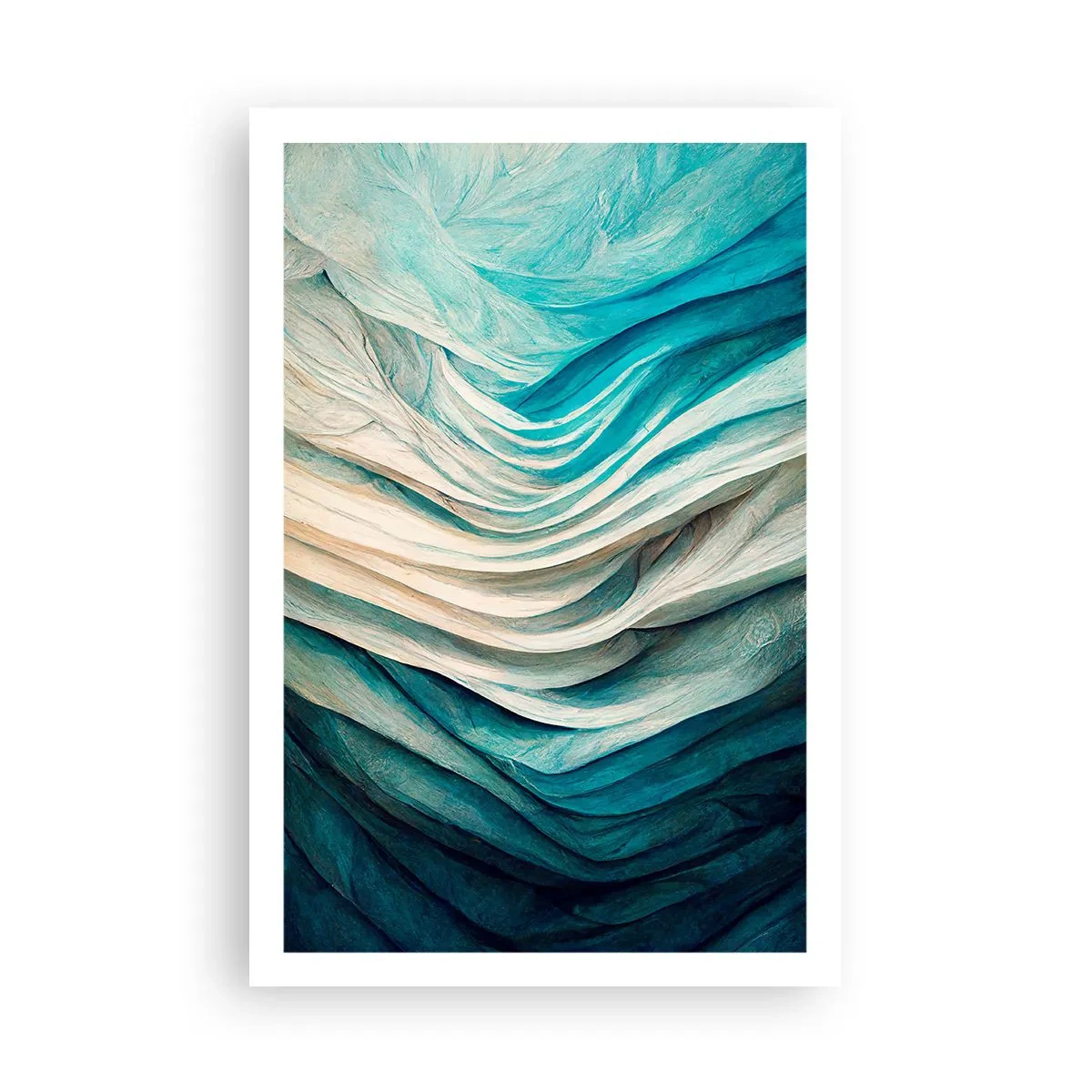 Plakat - Blå umættelighed - 61x91 cm