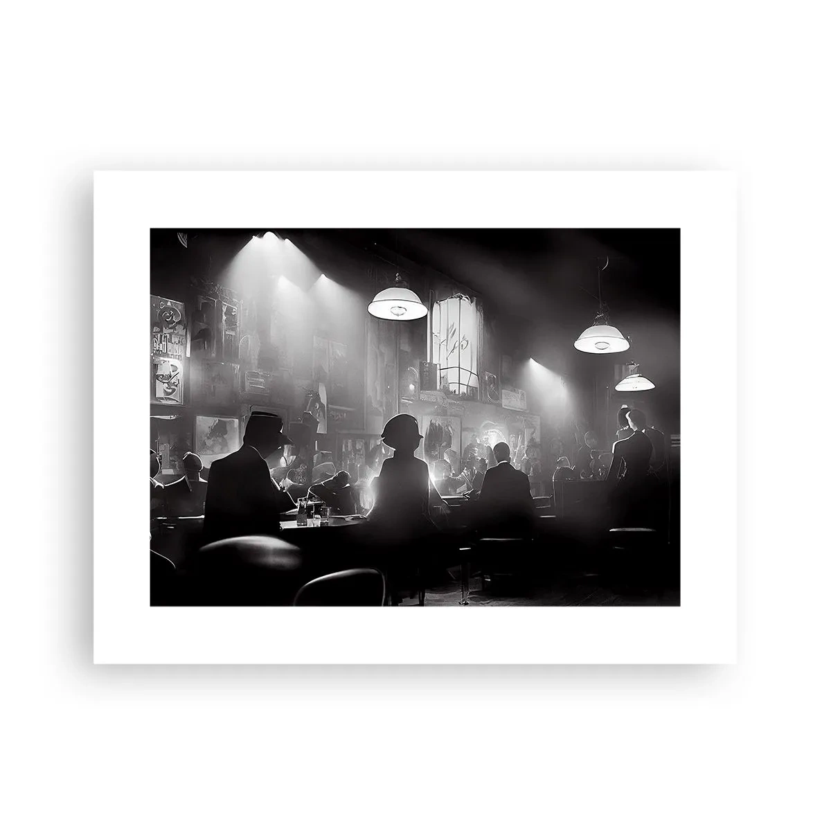 Plakat - I en jazzet stemning - 40x30 cm