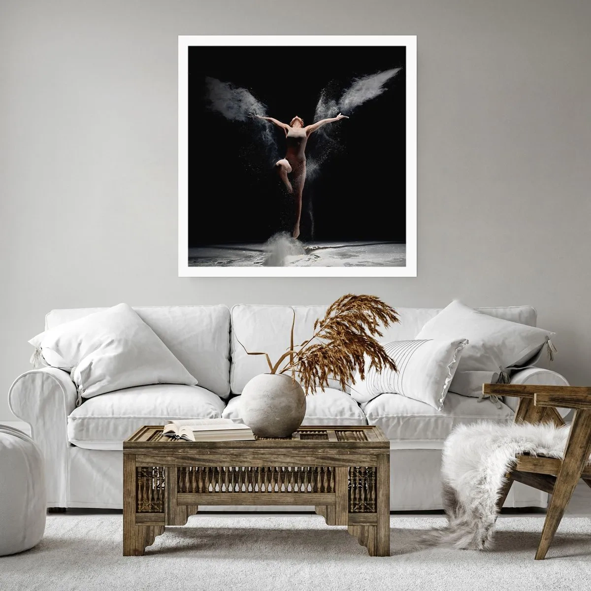 Plakat - Elfer findes - 40x40 cm