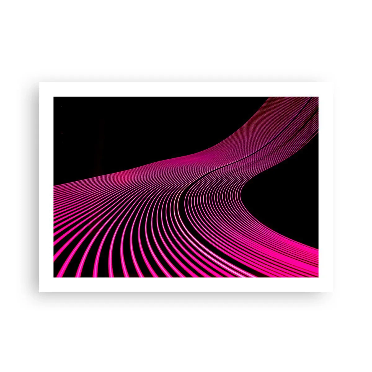 Plakat - En allé af lys - 70x50 cm