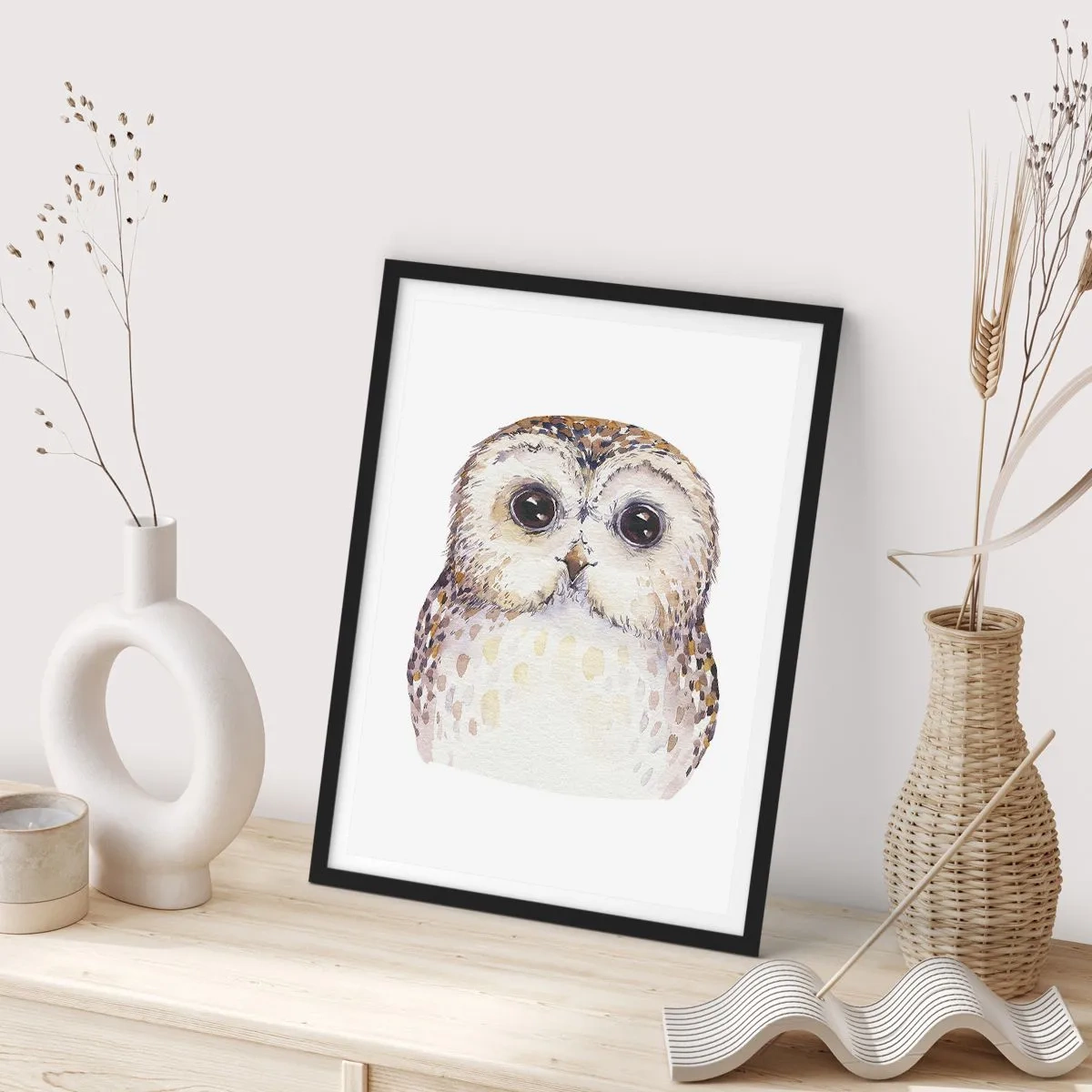 Plakat i sort ramme - Se mig i øjnene - 61x91 cm