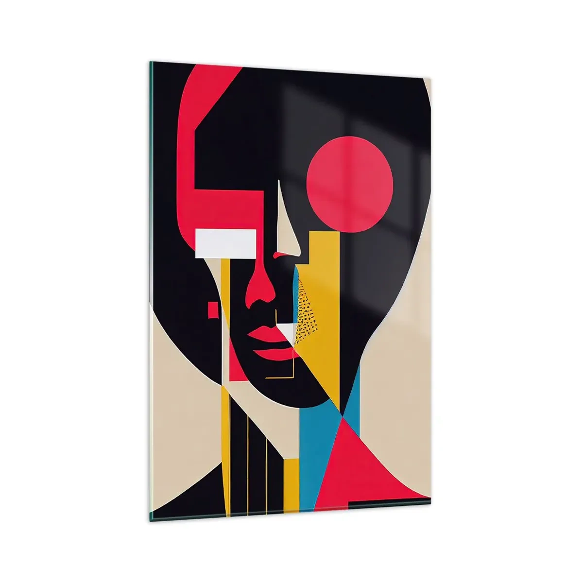 Billede på glas - Hendes indre verden - 80x120 cm