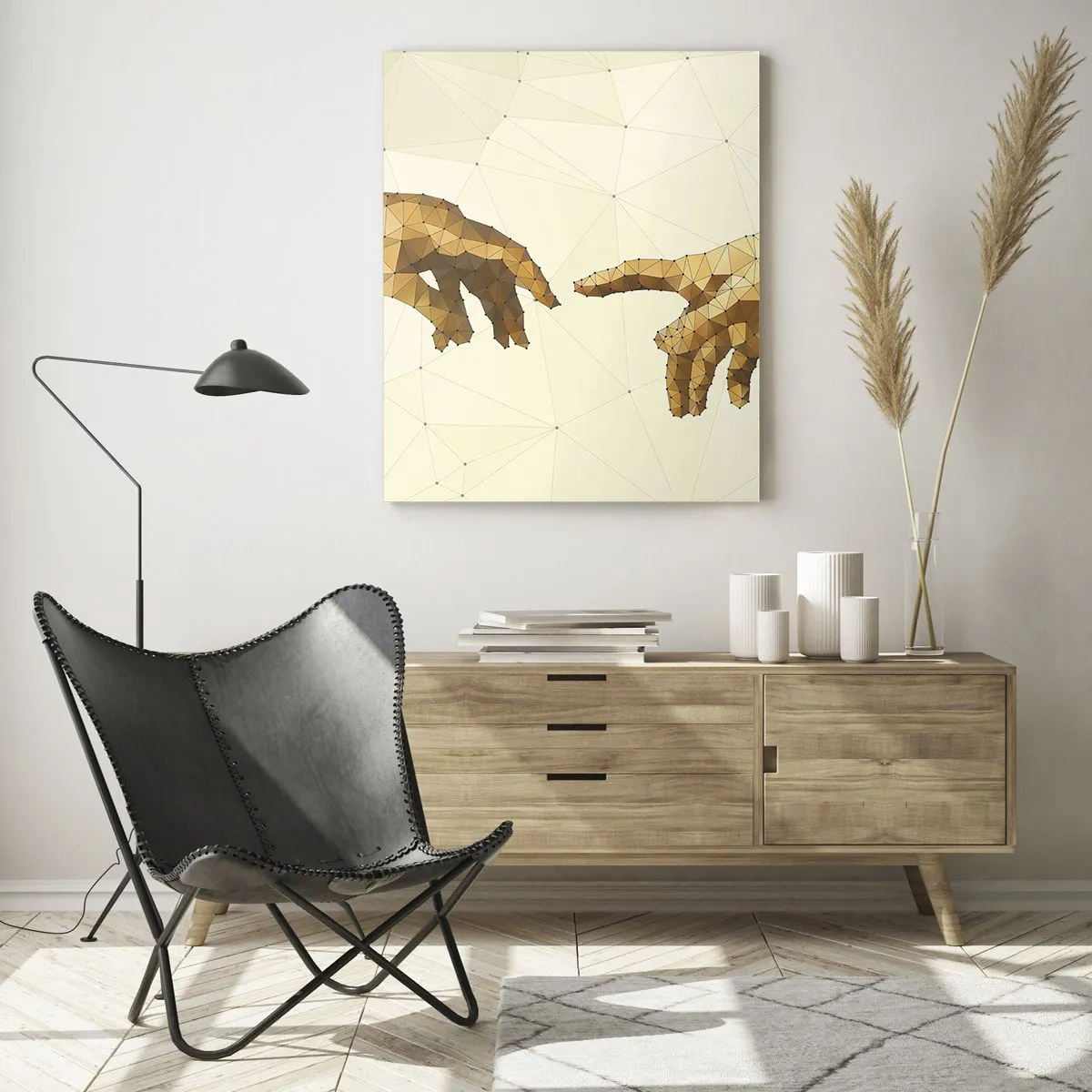 Billede på glas - Guddommelig geometri - 70x100 cm