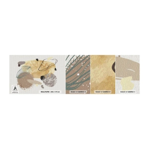 Prøve Fototapet Selvklæbende Deluxe Sticker - Anvendt plumkologi - Abstraktion, Stykke, Minimalisme - 100x30 cm