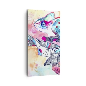 Lærredstryk - Billede på lærred - Lige så farverig som vores verden - 55x100 cm