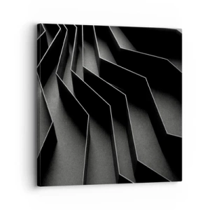 Lærredstryk - Billede på lærred - Rumlig orden - 30x30 cm