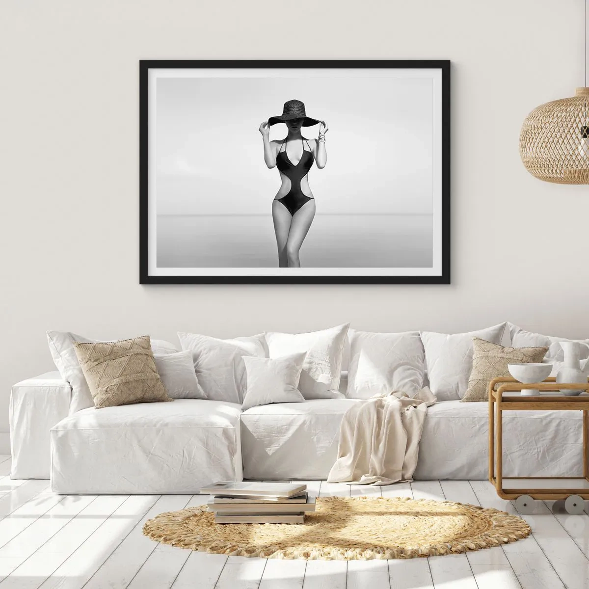 Plakat i sort ramme - Mit navn er Elegance - 70x50 cm