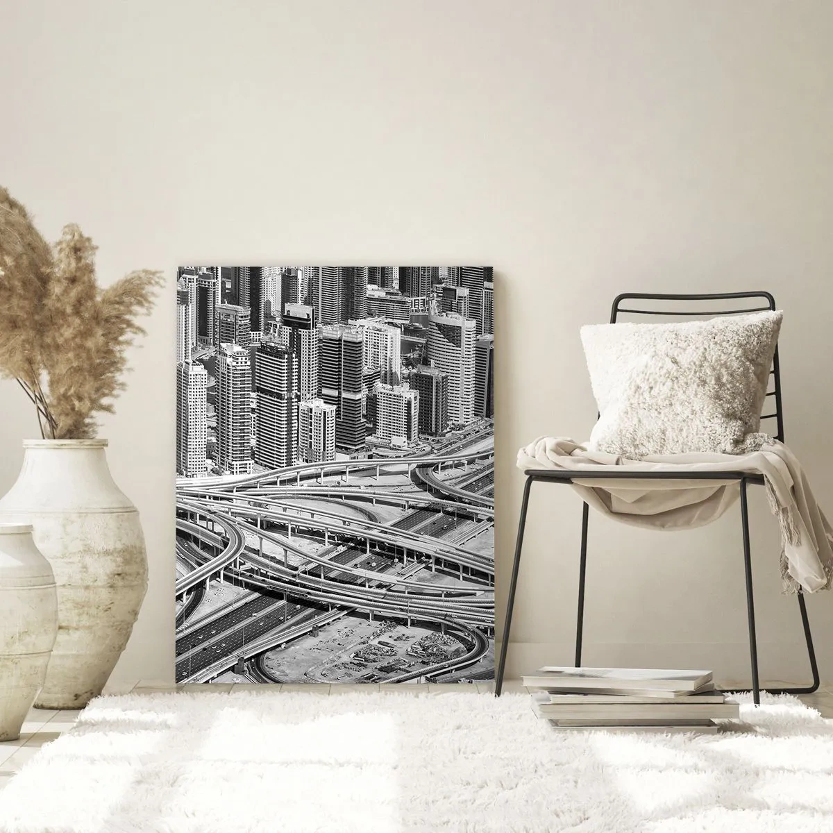 Billede på glas - Dubai - den umulige by - 50x70 cm