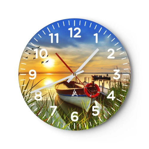 Vægur, Uret - Skarverne er allerede på vej væk - 30x30 cm