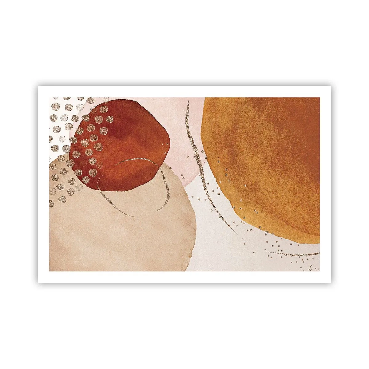 Plakat - Rundhed og bevægelse - 91x61 cm
