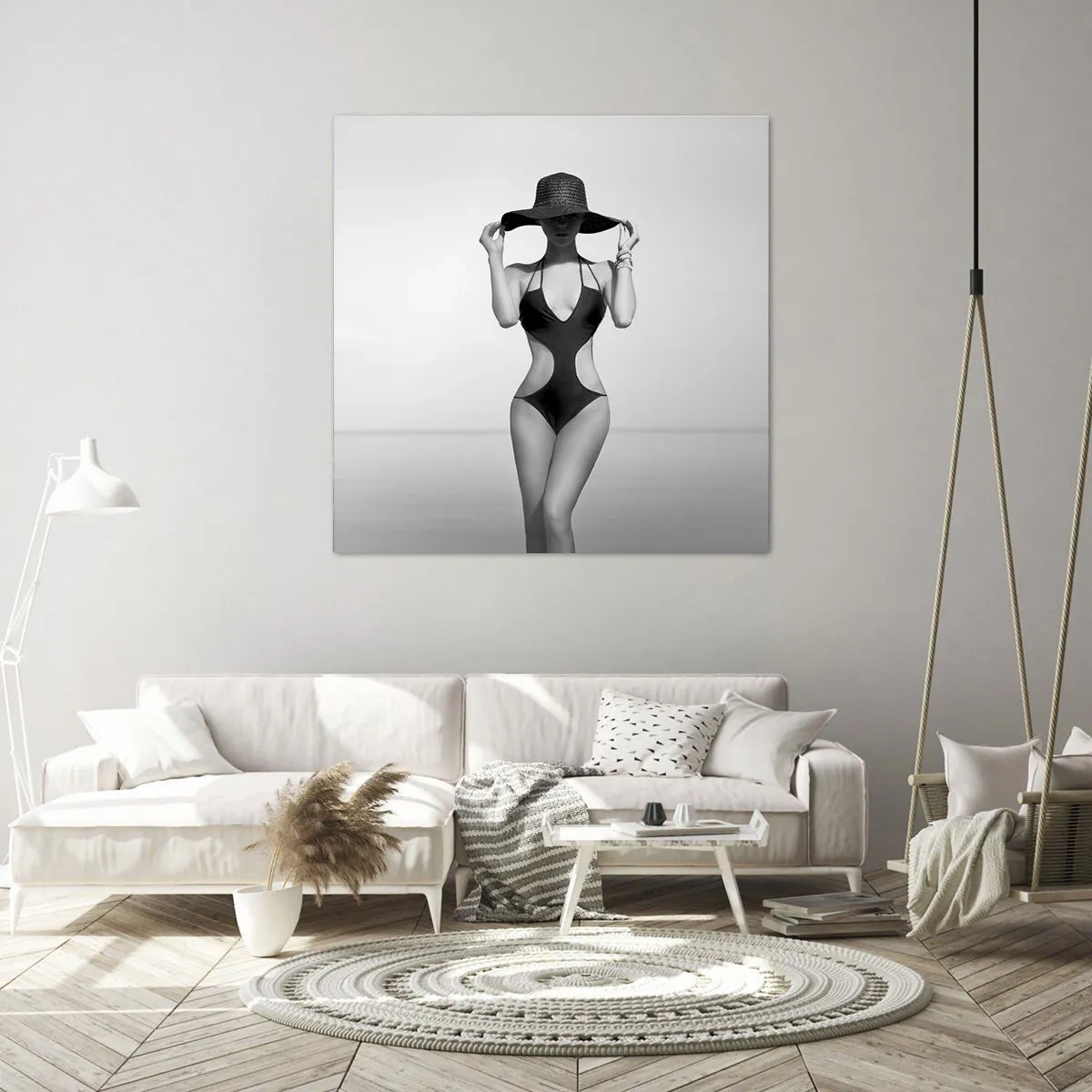 Lærredstryk - Billede på lærred - Mit navn er Elegance - 40x40 cm