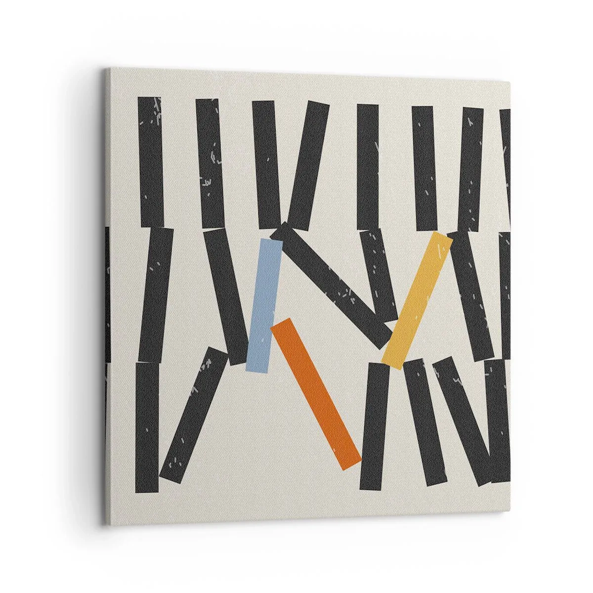 Lærredstryk - Billede på lærred - Dominoer - komposition - 60x60 cm