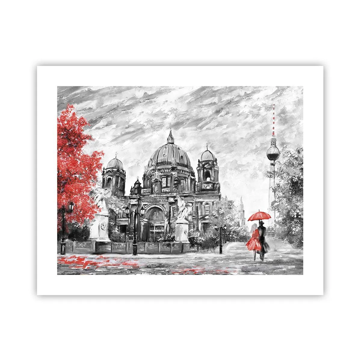 Plakat - Møde i Berlin - 50x40 cm