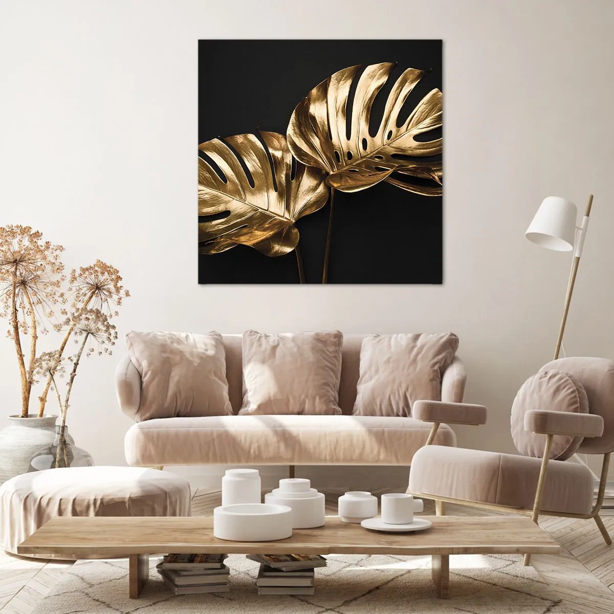 Lærredstryk - Billede på lærred - Naturens skatte - 70x70 cm