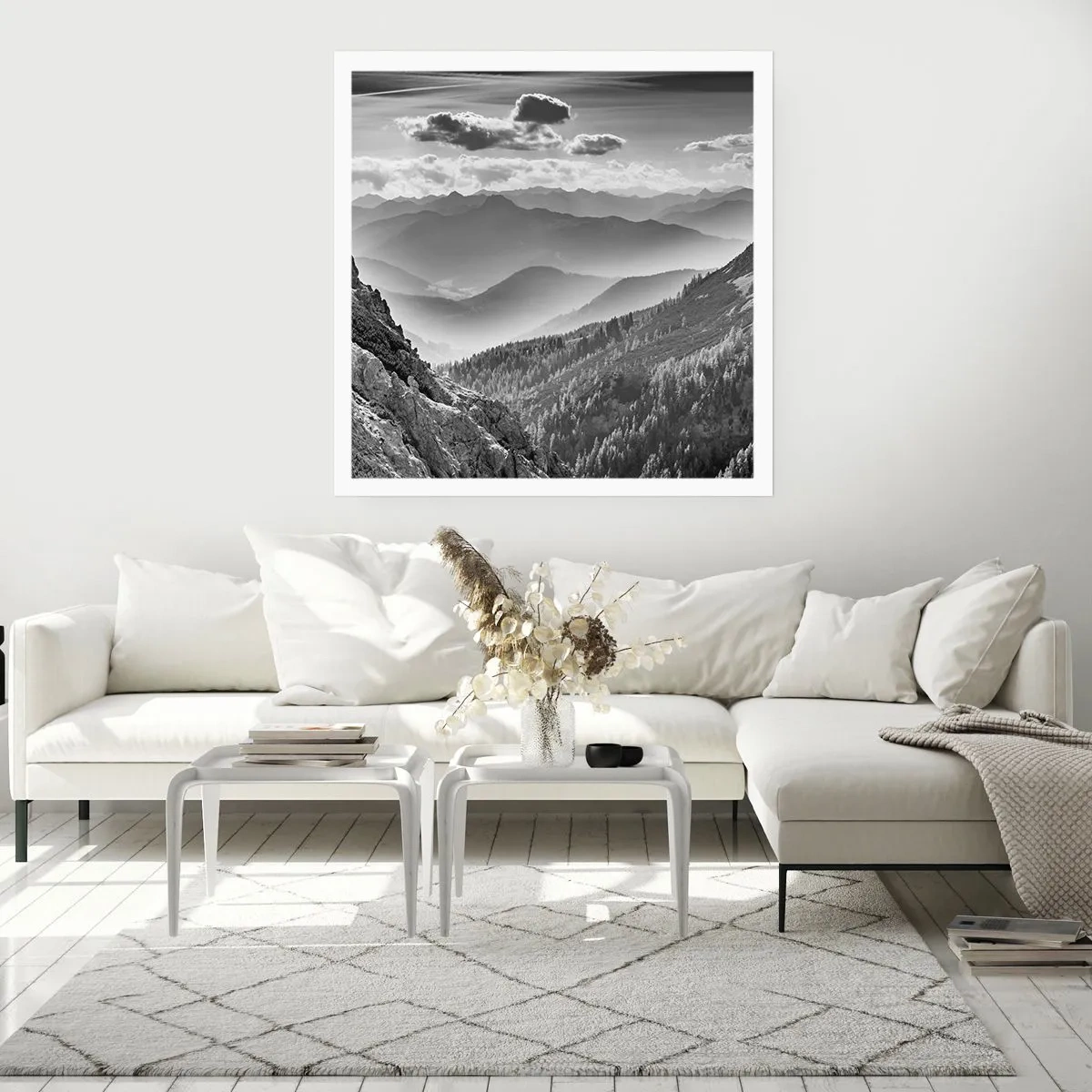 Plakat - Hele vejen til horisonten - 50x50 cm