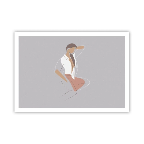 Plakat - Omrids af nåde - 100x70 cm