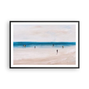 Plakat i sort ramme - Et naturligt behov - 91x61 cm