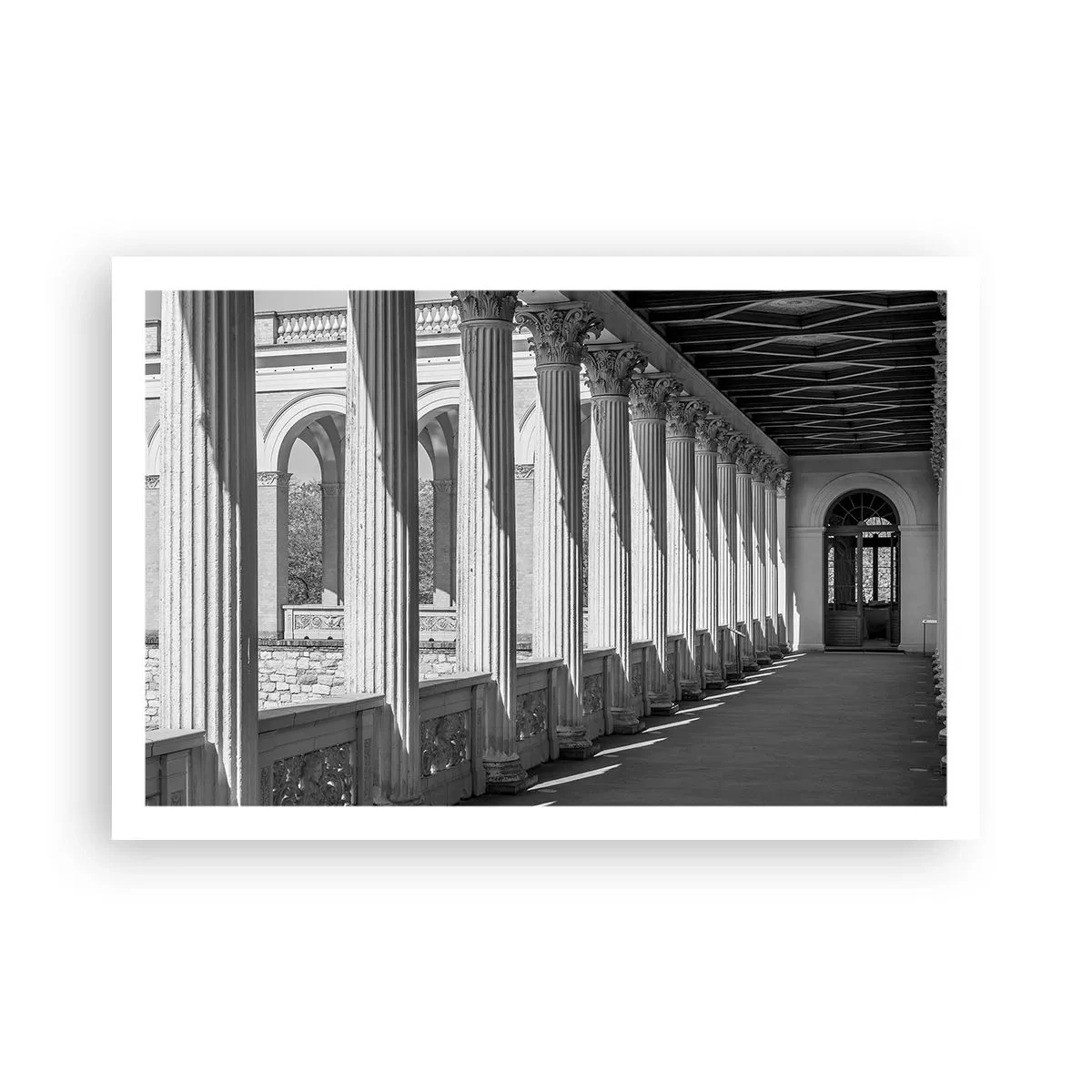 Plakat - Solrig arkade - 91x61 cm