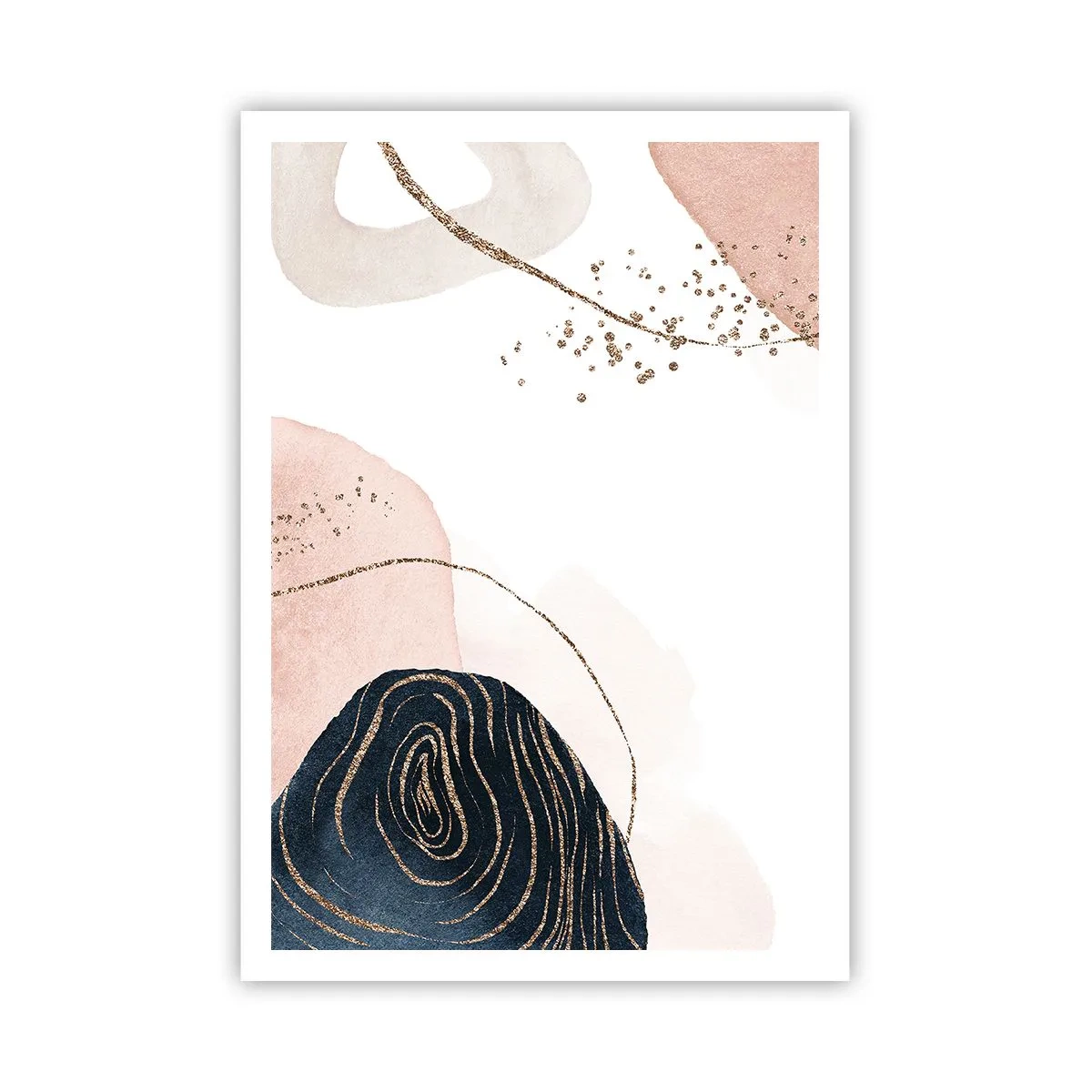 Plakat - Alt flyder - 70x100 cm