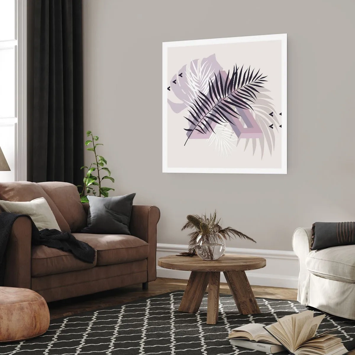 Plakat - Skygge af en skygge - 60x60 cm