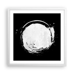 Plakat i hvid ramme - Den gode vej ud - 50x50 cm