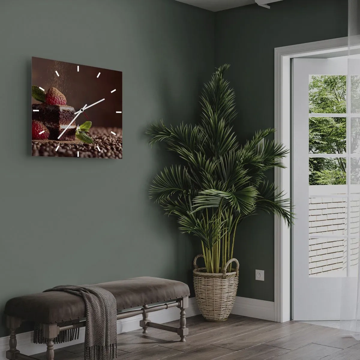 Vægur, Uret - Livet er sødt - 40x40 cm