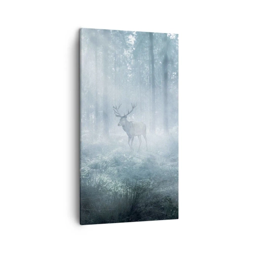 Lærredstryk - Billede på lærred - Morgenvandring rundt på godset - 45x80 cm