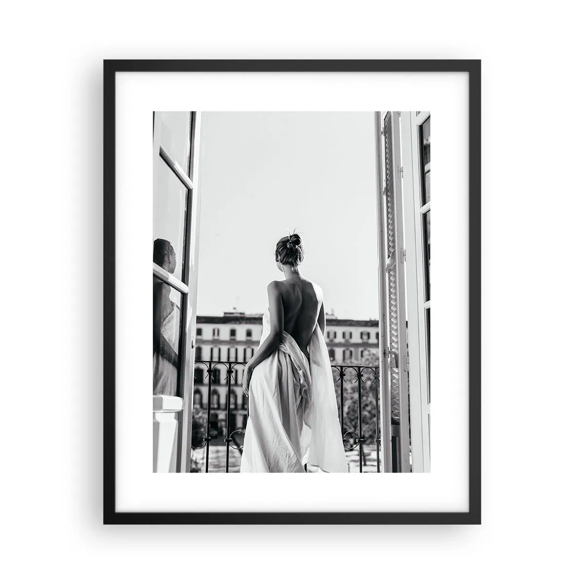 Plakat i sort ramme - Vækning af sanserne - 40x50 cm