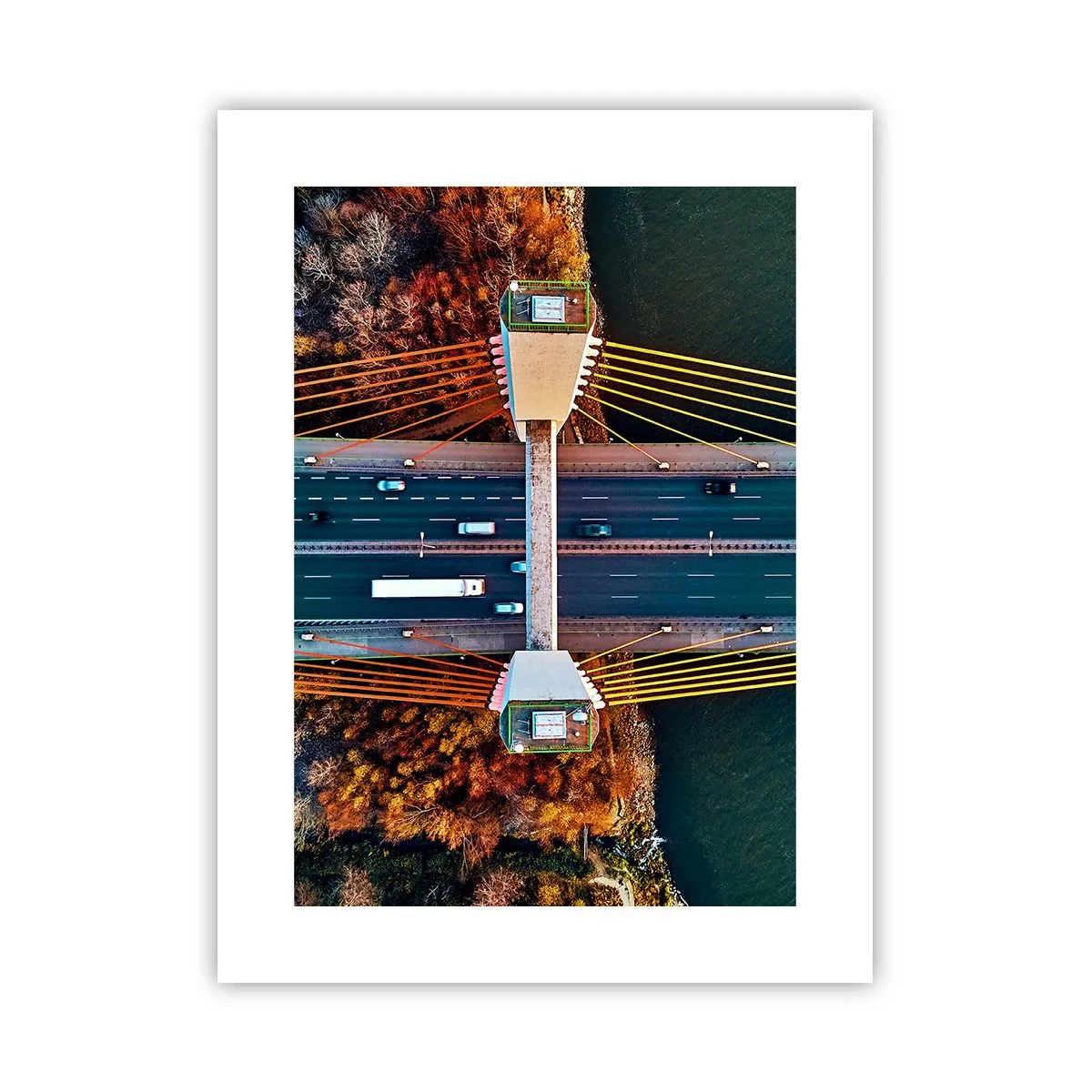 Plakat - Bag vandet, bag skovene - 30x40 cm