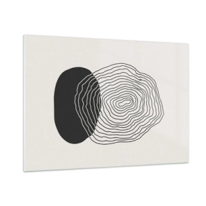 Billede på glas - Varighed og vibration - 100x70 cm