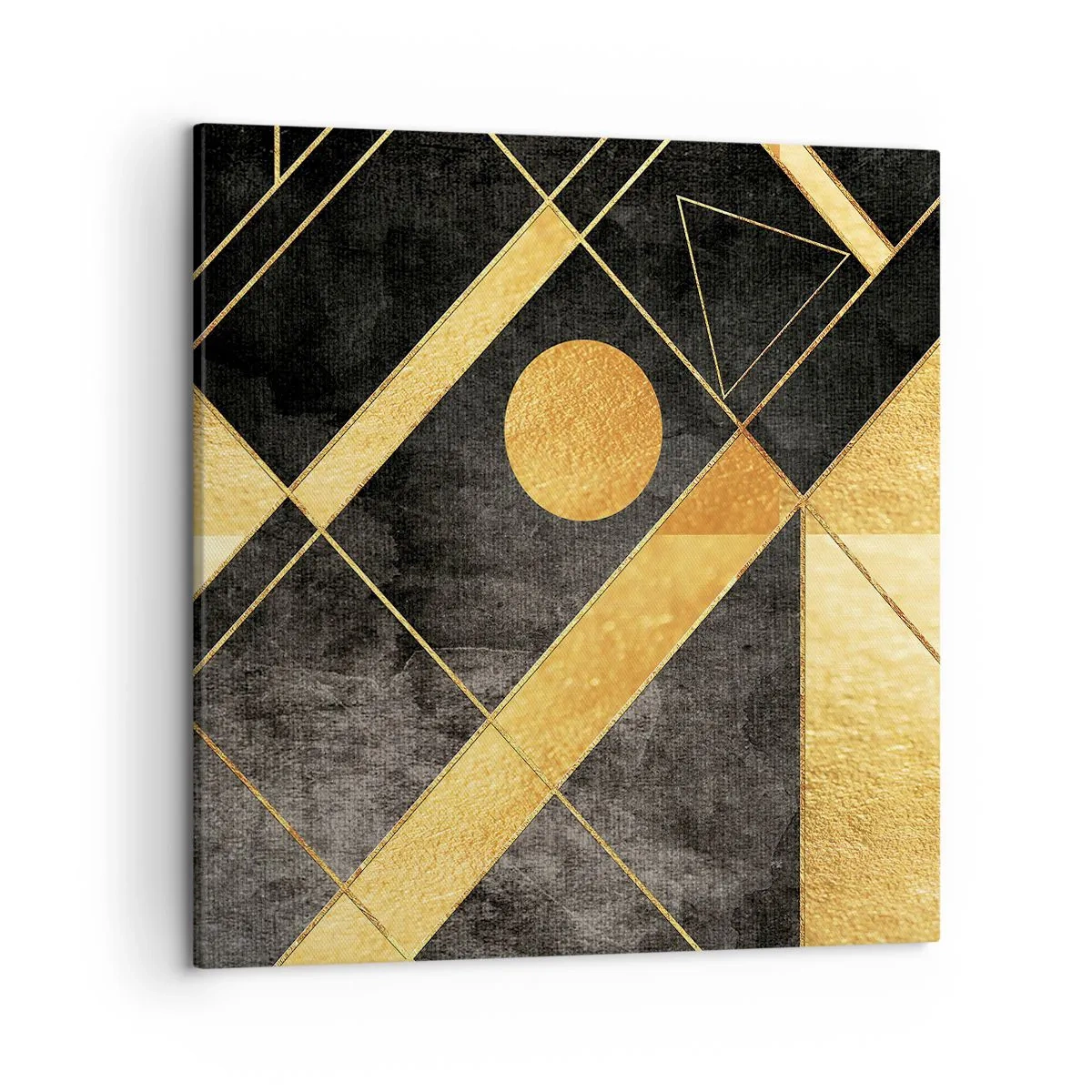 Lærredstryk - Billede på lærred - Ørkenens sol - 50x50 cm