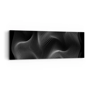 Lærredstryk - Billede på lærred - Lysets dans i rummet - 90x30 cm